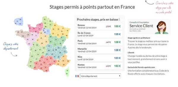 Réservez en ligne un stage de récupération de points Moulins